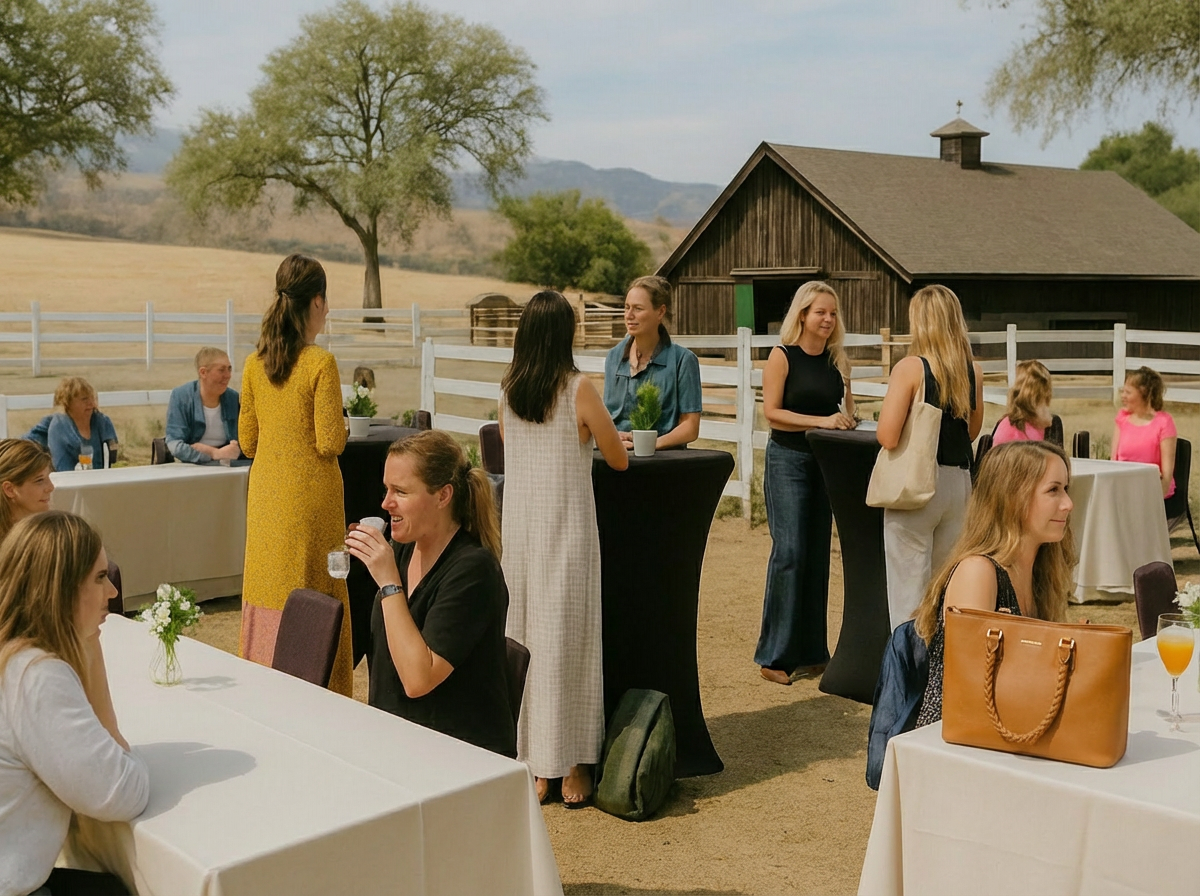 Corporate event at Meadowlark Ranch